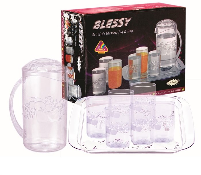 Набор Blessy кувшин, стаканы (6шт), поднос 101265