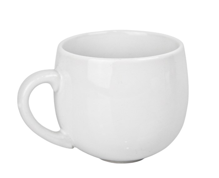 Кружка 550мл, d=10см, h=9,5см, фарфор, белье 101756