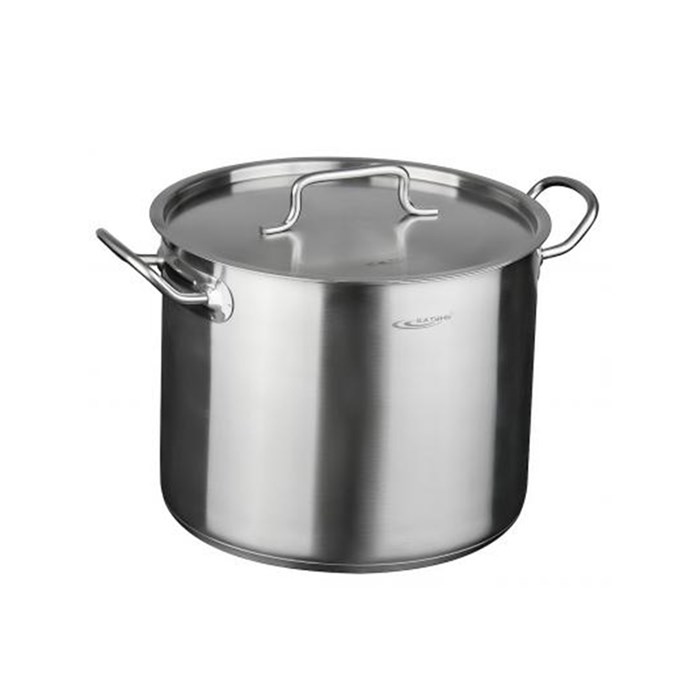 Кастрюля 15,0 л Общепит-ШЕФ металл.крышка (d30см; h22см) ТРС 100163