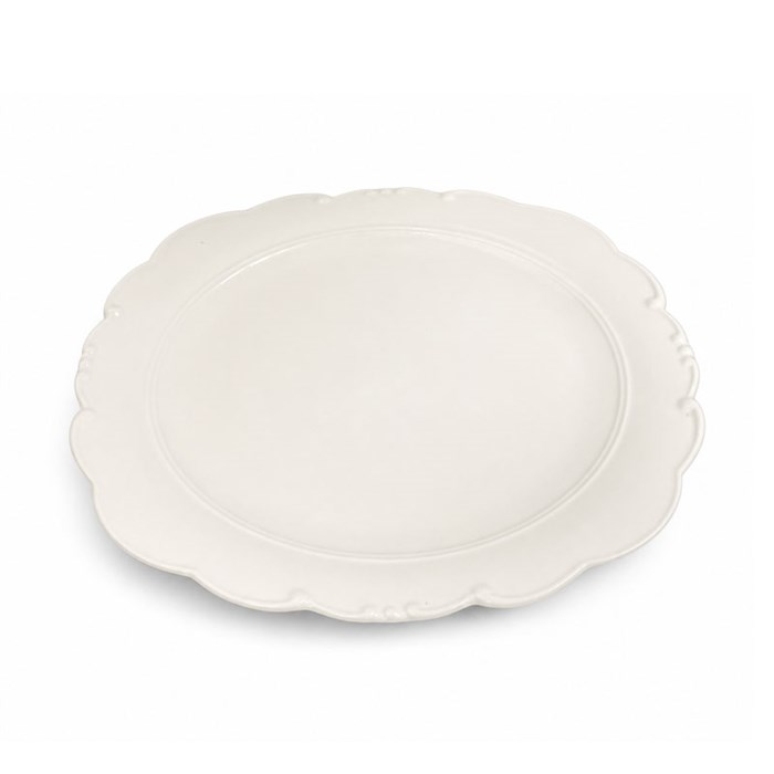 Блюдо 25,5х2,5см, фарфор 102329