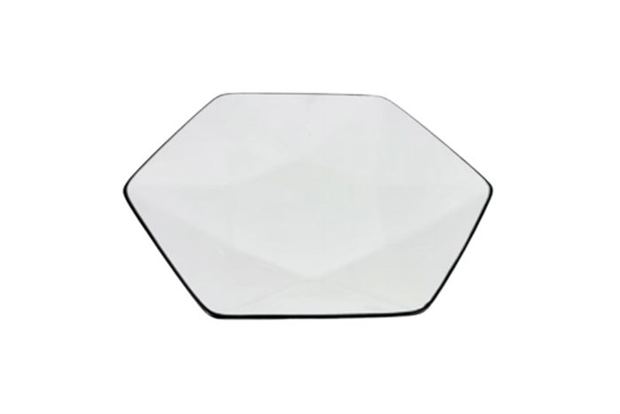 Блюдо 23x3см, фарфор, 102459