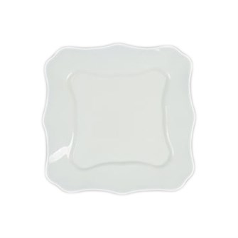Тарелка плоская, стеклокерамика, d=30,5*30,5 см, квадратная, белье 101090