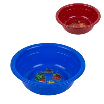 Миска 1,1 л, 200*200*65 мм, круглый, пластик, в ассортименте 101614