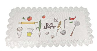 Салфетка сервировочная 40*84см, ПВХ 101623