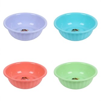 Таз / Миска 3,0 л, 270х270х85 мм, круглый, пластик, в ассортименте 101950