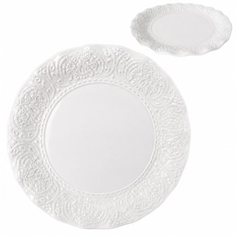 Тарелка 22,5*2,5см, фарфор, 102117
