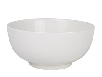 Салатник 1,1 л, фарфор, d=17,5см, h=8,5см, круглый, белье 102266
