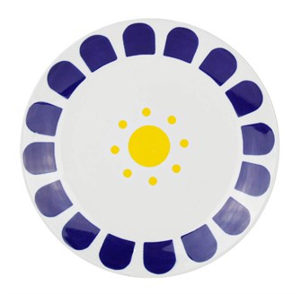 Тарелка плоская круглая d= 19, h= 2 см, фарфор 102333