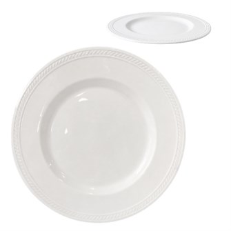 Тарелка круглая 20,5x2см, фарфор, 102495