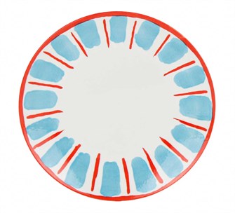 Тарелка плоская круглая d= 19, h= 2 см, фарфор 102506