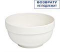 Салатник 450 мл, фарфор, d=12,5 см, h=7 см, круглый, белье, 2 сорт, ВОЗВРАТУ НЕ ПОДЛЕЖИТ 101553